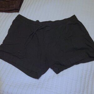 Old Navy Black Linen Shorts - XL